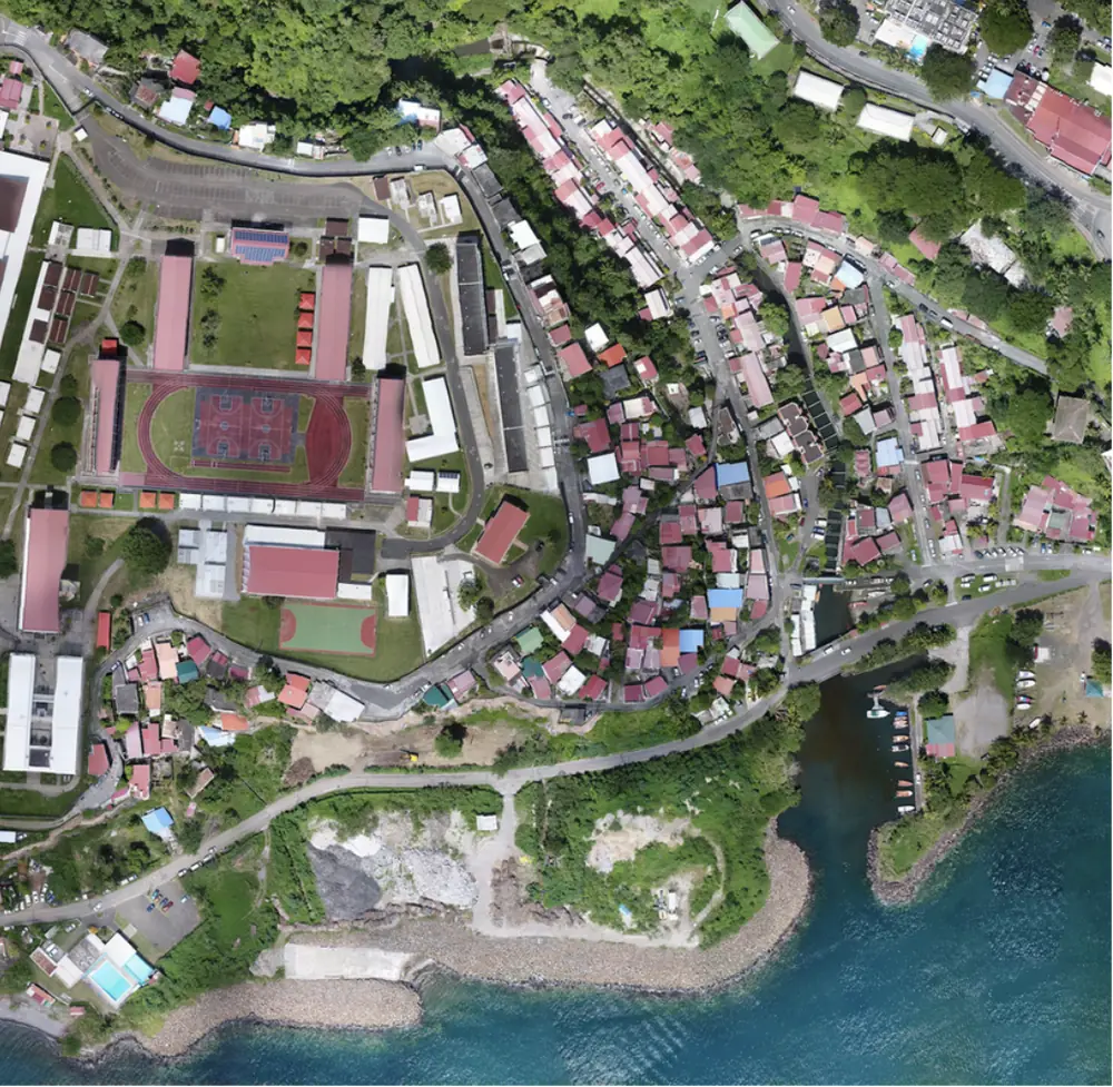 Orthophotographie CARIGE par drone — Martinique.